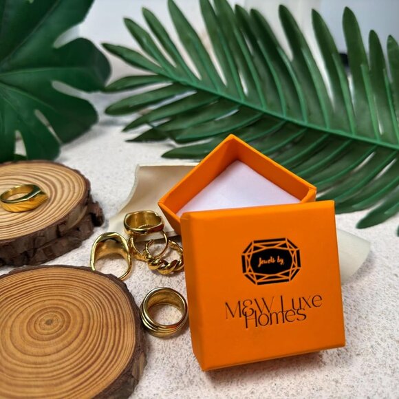 Purple Zircon Huggie Hoop Earrings 18K Gold Plated Stainless Steel Women’s Jewel - Picture 7 of 9